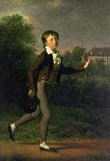 Jens Juel A Running Boy oil on canvas